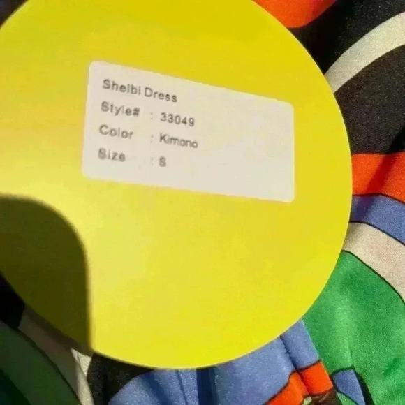 Alden Adair Shelbi Dress in Kimono new NWT colorful maxi - Picture 9 of 10